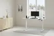 1200mm Ergonomic Computer Desk - White - 2