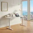 1200mm Ergonomic Computer Desk - White - 3