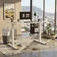 1200mm Ergonomic Computer Desk - White - 5
