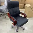 Bliss Leather Executive Office Chair - Black - 3