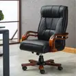 Bliss Leather Executive Office Chair - Black - 4