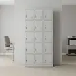 Heavy-Duty Metallic Office Locker Cabinet - 2