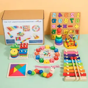 Premium 8-in-1 Kids Montessori Educational Toy Set