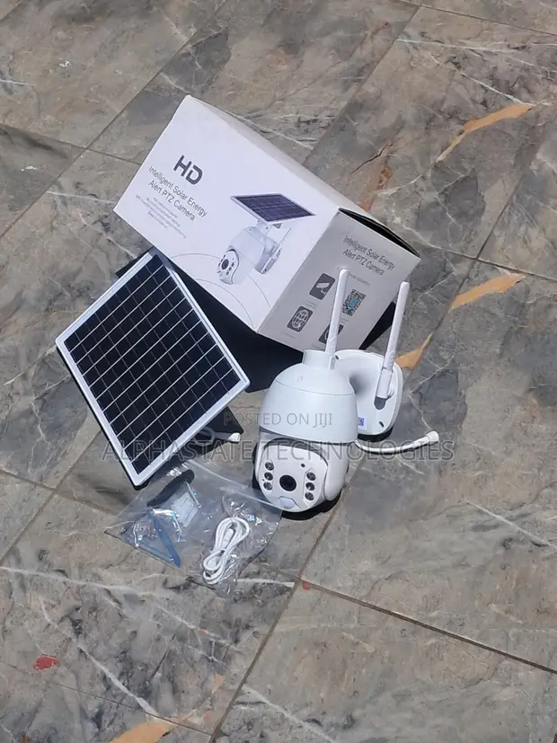 UBox 4G SIM Card Solar PTZ CCTV Security Camera - 1