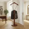 Executive Mahogany Office Coat Hanger Stand - 1