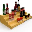 3 Tier Expandable Spice Rack ya Mianzi - 2