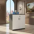 2-Door Wooden Office Credenza Filing Cabinet - 3