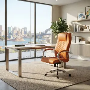 Managers Brown Reclining Office Chair