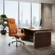Managers Brown Reclining Office Chair - 2