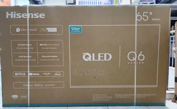 Hisense 65" QLED 4K UHD Smart TV - 1