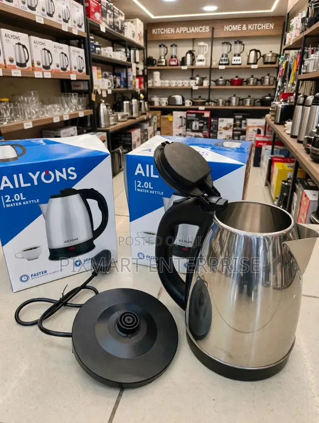 Ailyons Electric Kettle 2L Stainless Steel - 1