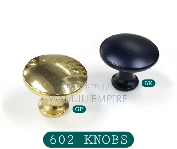 602 Mushroom-Style Cabinet Knobs - 1