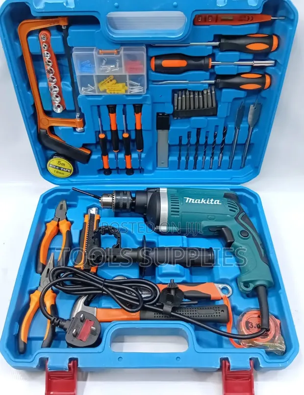 Brand New Makita Electric Drill Set - 1