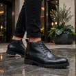 La Brand Black Leather Boots - 1