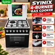 New Syinix 60x60 Standing Cooker 3+1 Burners - 2