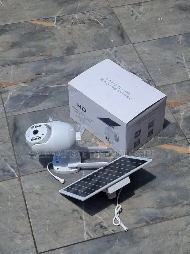 Solar Powered 4G Security Camera with PTZ & Motion Detection - 1