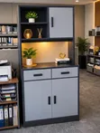 Imported Executive Kitchen Cabinet - Modern Grey - 1