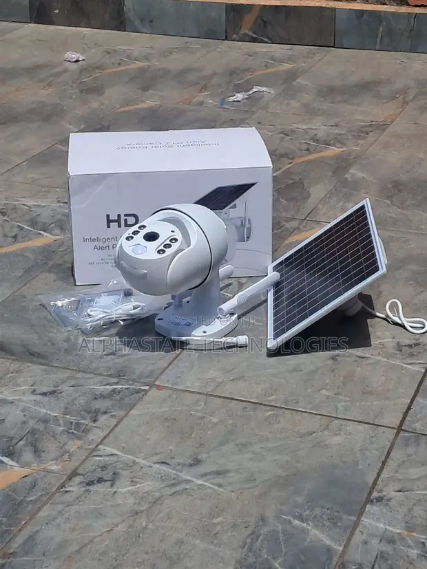 UBox 4G SIM Solar PTZ Security Camera - 1
