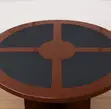 Executive Office Round Conference Table - Brown - 2