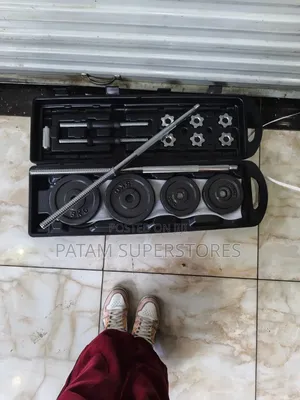 Set ya Barbell na Dumbbell ya Cast Iron ya 50kg