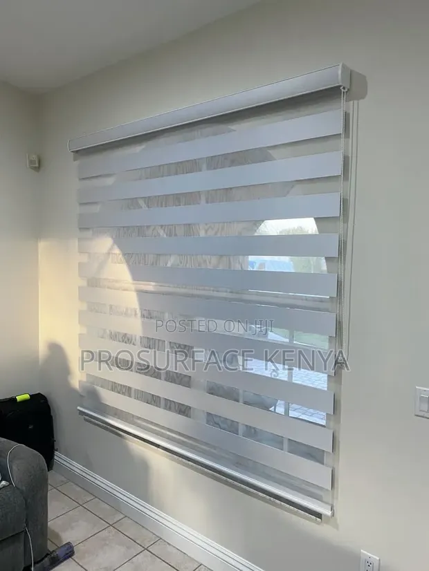 Prosurface Zebra Blinds for Bedroom Windows - 1