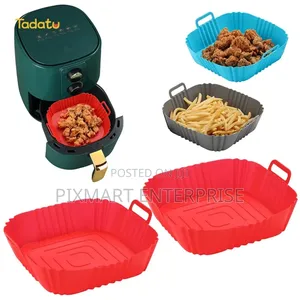 Electromate 6L Air Fryer na Vifaa vya Silicone