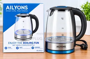 Ailyons FK-0311 1.8L Keki ya Umeme ya Kioo yenye Mwanga wa Bluu