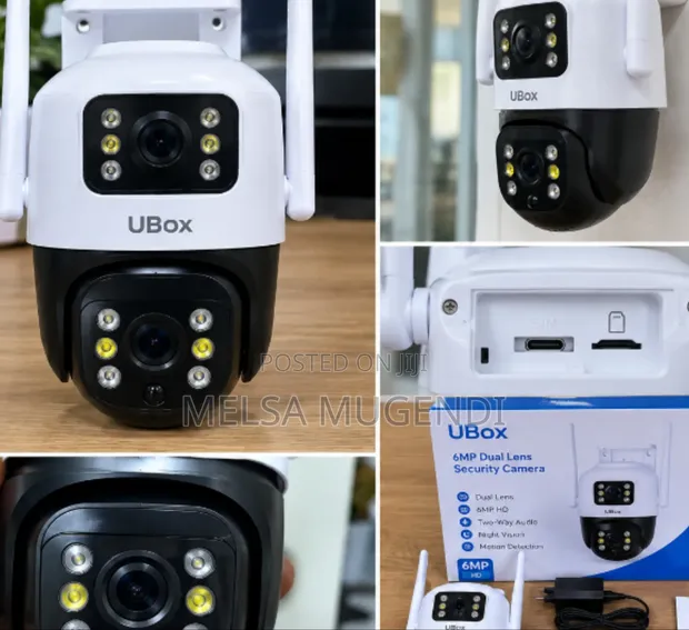 Ubox 6MP Smart Dual Lens CCTV Camera - 1