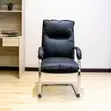 Executive Leather Cantilever Visitor Office Chair - 3