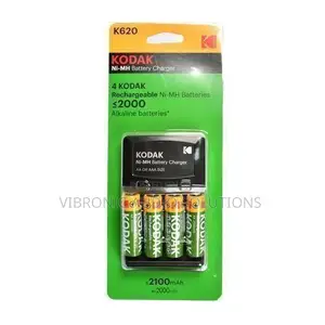 Kodak K620 AA Rechargeable Batteries with AAA/AA Charger (2100mAh)