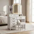 5-Drawer Vintage LED Dressing Table - 2