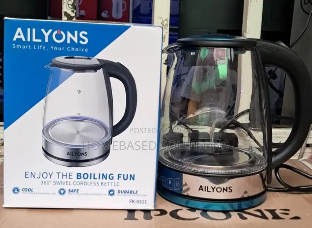 Ailyons Glass Electric Water Kettle - 1
