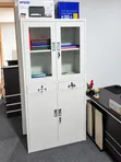 Boss Office Products Kabati la Madini la Ofisi - Nyeupe - 2