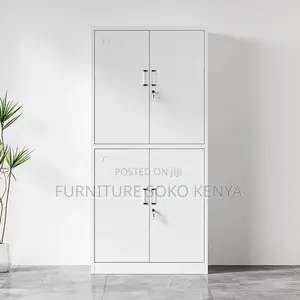 Four-Door Lockable Steel Storage Cabinet