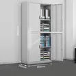 Four-Door Lockable Steel Storage Cabinet - 2