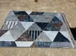 Deluxe 3D Printed Carpet ya Jiometri 5x8 - 1