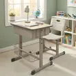 Kids Study Desk and Chair Set - Height Adjustable - 4