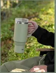 Insulated Travel Mug yenye Handle & Lid - 2