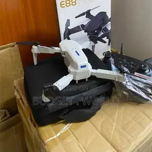 E99 Pro Foldable RC Quadcopter Drone with 4K Dual Camera