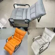 Reclining Sofa Bed Chairs - Orange, Grey, Beige - 2