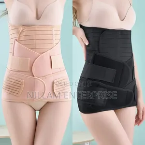 3-in-1 Postpartum Support Belt - Black