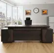 Modern L-Shaped Executive Office Desk - 2400mm - 3