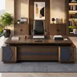 Modern L-Shaped Executive Office Desk - 2400mm - 4