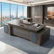 Modern L-Shaped Executive Office Desk - 2400mm - 5