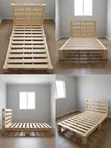 Pallet Bed with Detachable Headboard (4x6) - 2