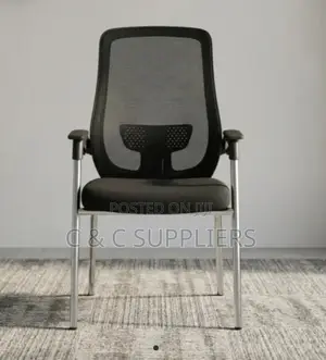 Ergonomic Mid Mesh-Back Guest Chair
