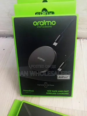 Oraimo PowerDock 15W Wireless Charger na AniFast Technology (Original)