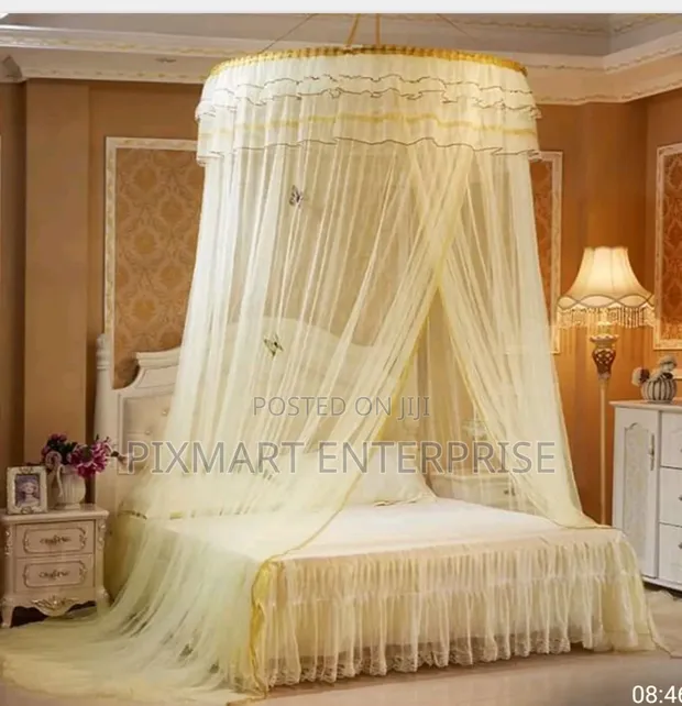 Neti ya Mbu ya Mviringo ya Queen Size - Rangi Zote - 1