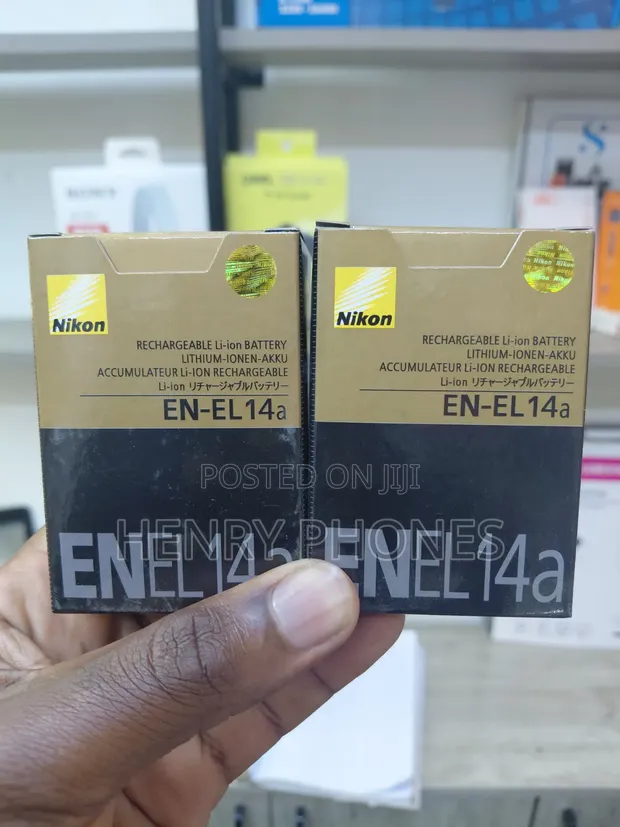 Betri ya Kamera Inayochajiwa ya Nikon EN-EL14a - 1