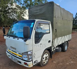 Isuzu ELF Lori 2014 Nyeupe
